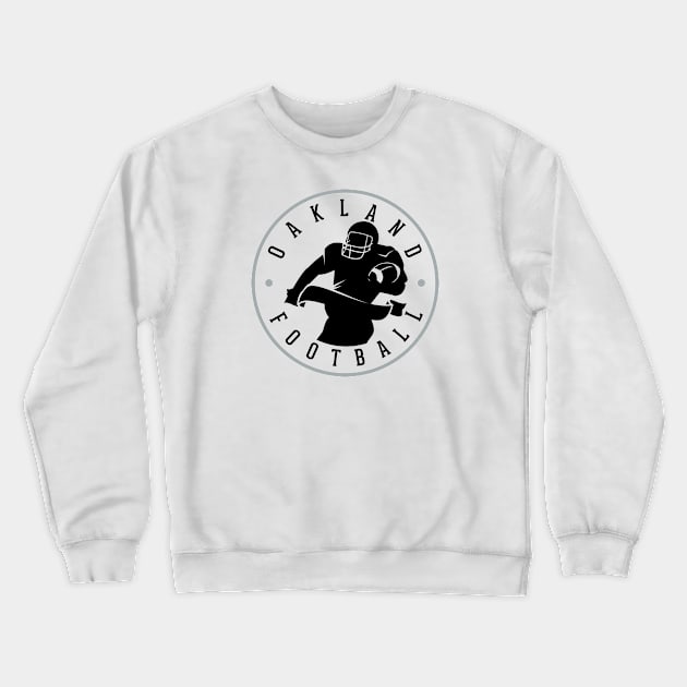 Oakland  Football Team Color Crewneck Sweatshirt by Toogoo